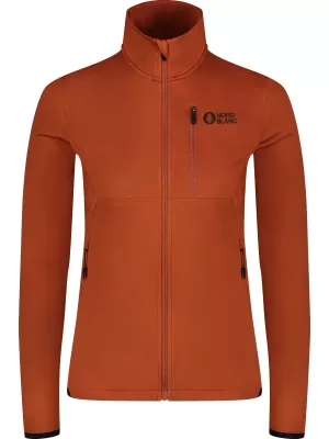 Dámska mikina powerfleece NORDBLANC SEDGE NBWFL8291 HNEDÁ
