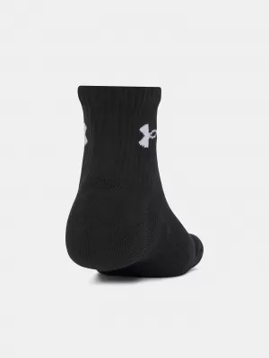 Ponožky UNDER ARMOUR PERFORMANCE COTTON 3P QTR 6009686-008 ČIERNA