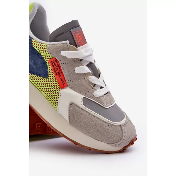  Pánske tenisky BIG STAR NN174344 GREY Big Star Shoes 