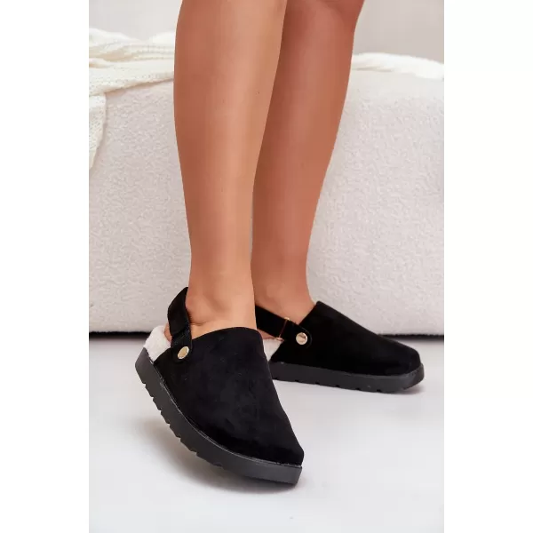  Dámske šľapky BOTO LINNEOLA 34719 BLACK 