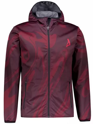 Pánska softshellová bunda premium ALTISPORT VOJ/ALM072JACK01 WINE/RED