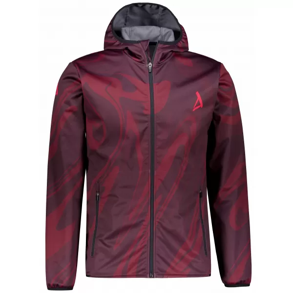  Pánska softshellová bunda premium ALTISPORT VOJ/ALM072JACK01 WINE/RED 