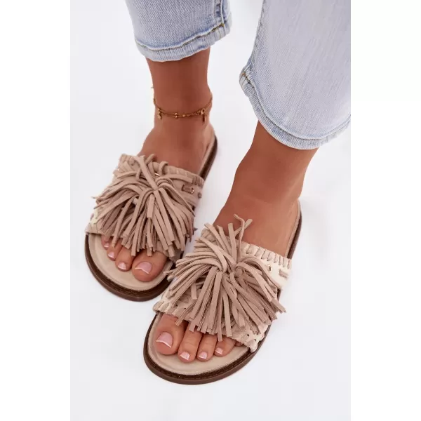  Dámske šľapky BOTO GLORINNA 41498 BEIGE 