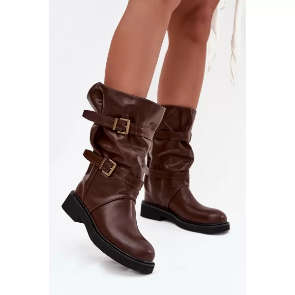  Dámske čižmy BOTO HALVESSA 39587 BROWN 