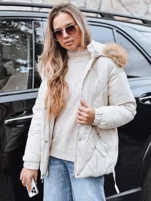 Dámska bunda DSTREET TY5236 BIELA
