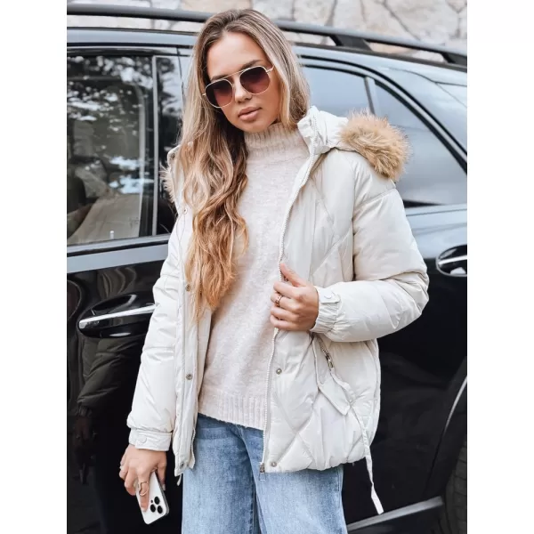  Dámska bunda DSTREET TY5236 BIELA 