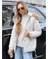 Dámska bunda DSTREET TY5236 BIELA