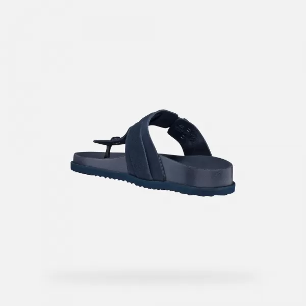  Pánske šľapky GEOX PARNAIBA G014437 TMAVO MODRÁ 