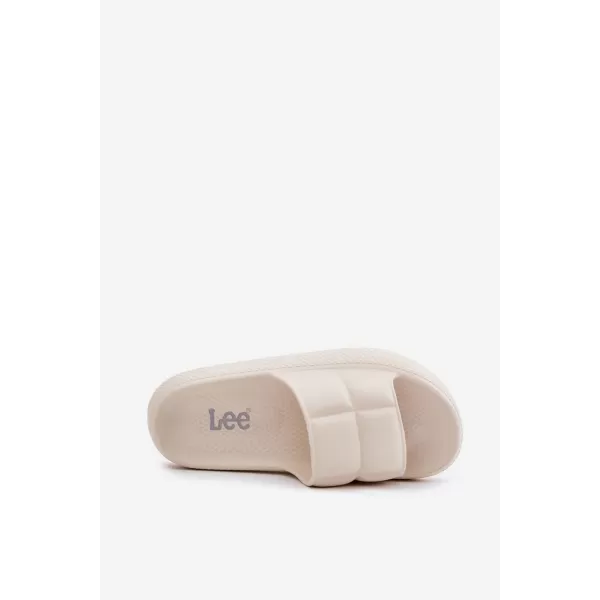  Dámske šľapky LEE MAYA 50251016 BEIGE 