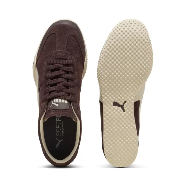  Dámske topánky PUMA BELLA UT CLASSIC 404620_03 ČOKOLÁDOVO HNEDÝ/ALPSKÝ SNEH 