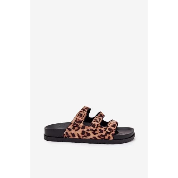  Dámske šľapky BOTO ULIRI 36081 LEOPARD 