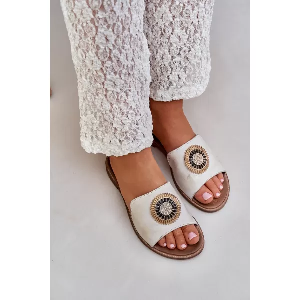  Dámske šľapky BOTO O 35305 WHITE 