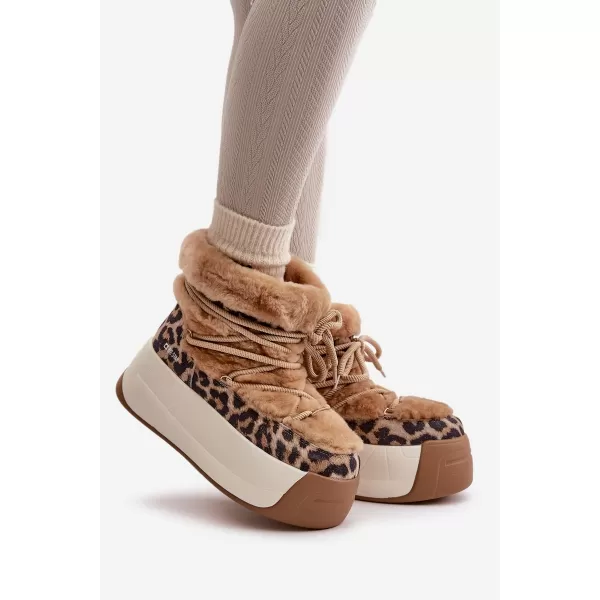  Dámske topánky BIG STAR OO274A207 BROWN/BEIGE Big Star Shoes 