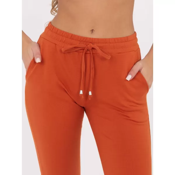  Dámske tepláky BASIC FEEL GOOD RV-DR-5040.07X DARK ORANGE 