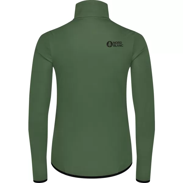  Dámska mikina powerfleece NORDBLANC SEDGE NBWFL8291 ZELENÁ 