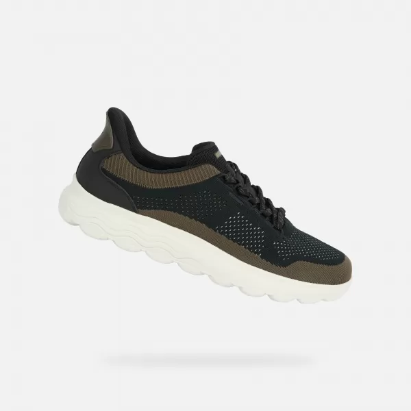  Pánske tenisky GEOX SPHERICA PLUS FAST IN G014662 ČIERNA 