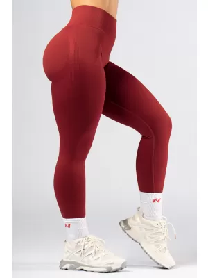 Push-up legíny s vysokým pásom POWER 888 RED Nebbia