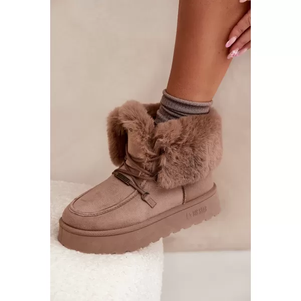  Dámske topánky BIG STAR SS274114 BEIGE Big Star Shoes 