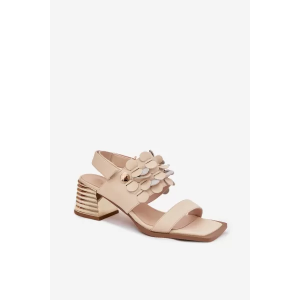  Dámske sandále D&A CR61-3062 BEIGE 