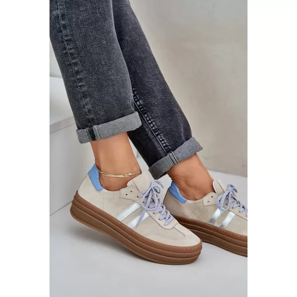  Dámske topánky ZAZOO N1068S4 BEIGE 