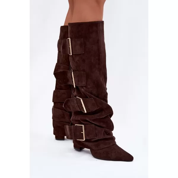  Dámske čižmy BOTO ISAVELLE 40940 BROWN 