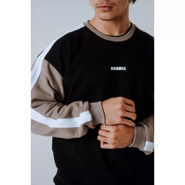  Mikina uvoľneného strihu POWER 903 LIGHT BROWN ASH Nebbia 