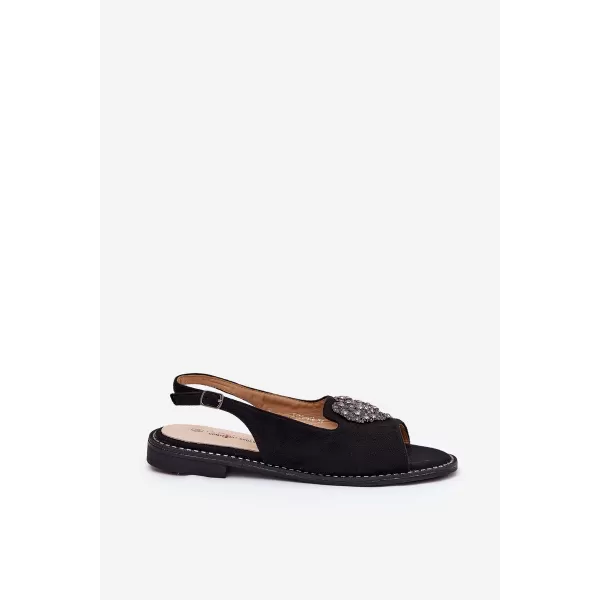  Dámske sandále S.BARSKI KV27-018 BLACK 