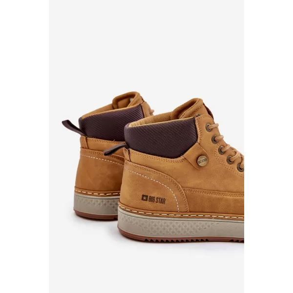  Pánske topánky BIG STAR OO174561 BROWN/BEIGE Big Star Shoes 