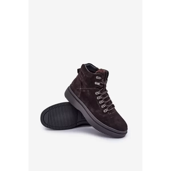  Pánske topánky BIG STAR OO174189 BROWN/BEIGE Big Star Shoes 