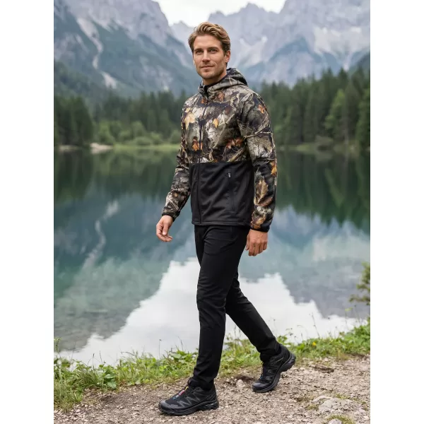  Pánska softshellová bunda premium ALTISPORT VOJ/ALM124JACK01 VETVA 