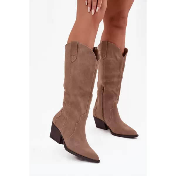  Dámske čižmy BOTO URSELLE 40126 KHAKI 