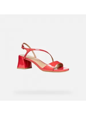 Dámske sandále GEOX NEW ERAKLIA 50 T01 G012947 ČERVENÁ