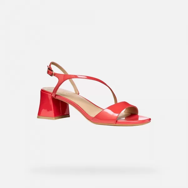  Dámske sandále GEOX NEW ERAKLIA 50 T01 G012947 ČERVENÁ 