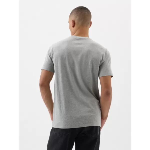  Pánske tričko GAP LOGO TEE 866774-02 HEATHER GREY 