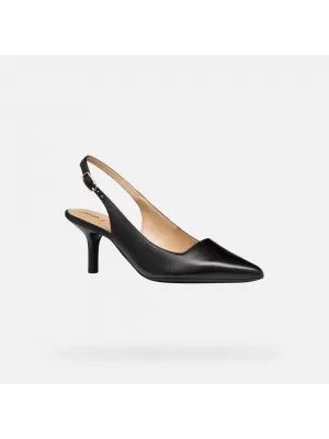Dámske lodičky GEOX KLEOPY G013177 ČIERNA