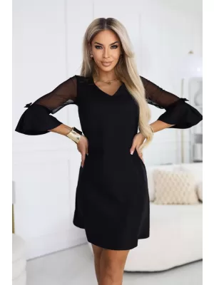 Dámske šaty NUMOCO 668-1 ČIERNA