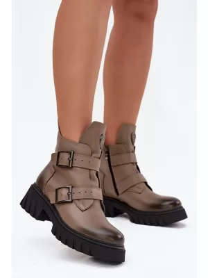 Dámske topánky ZAZOO 60482 BEIGE