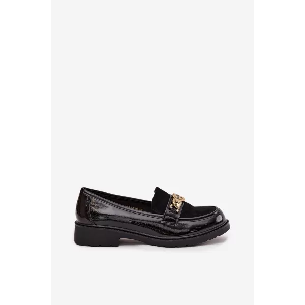  Dámske mokasíny D&A HY52-540 BLACK 