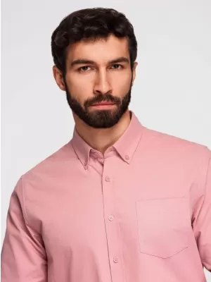 Pánska košeľa OMBRE K700 RUŽOVÁ