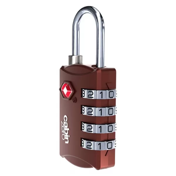  Zámok CABINZERO TSA Travel Lock SANGRIA RED 