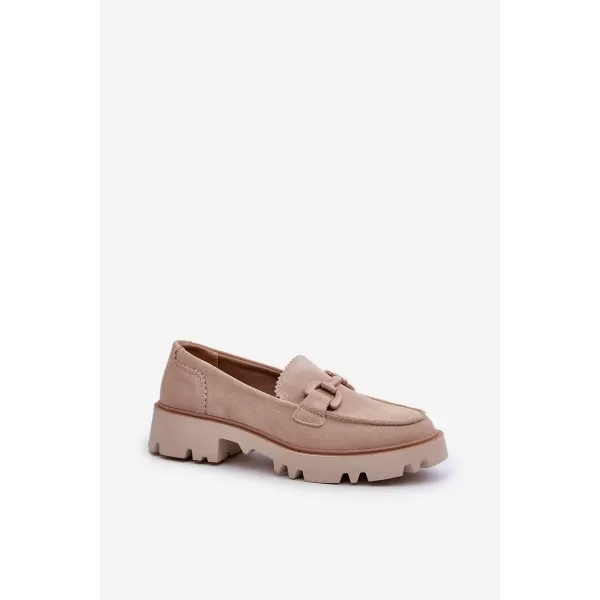  Dámske mokasíny D&A TW117 BEIGE 