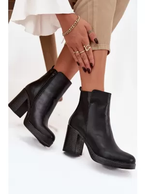 Dámske čižmy BOTO RYSELLE 40501 BLACK
