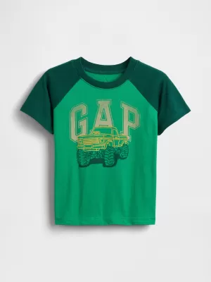 Detské tričko GAP LOGO TEE 781859-03 GALLANT GREEN
