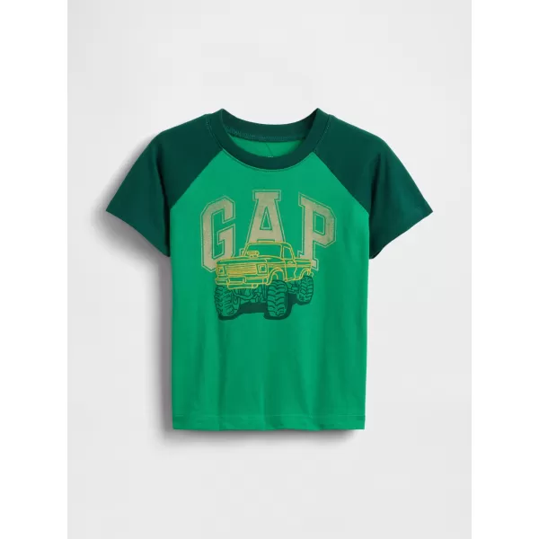  Detské tričko GAP LOGO TEE 781859-03 GALLANT GREEN 