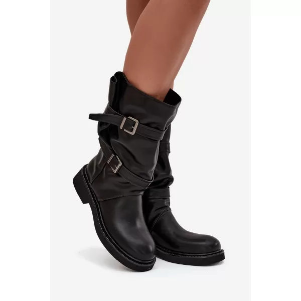  Dámske čižmy BOTO HALVESSA 39588 BLACK 