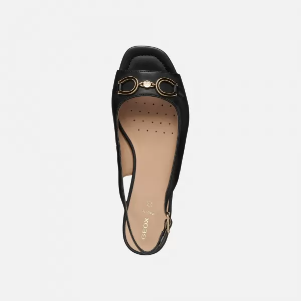  Dámske sandále GEOX NEW ERAKLIA 15 G012993 ČIERNA 
