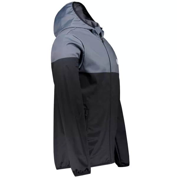  Pánska softshellová bunda premium ALTISPORT VOJ/ALM051JACK01 ŠEDOČIERNA 
