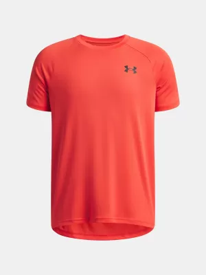 Chlapčenské tričko UNDER ARMOUR TECH 2.0 SS 1363284-690 ČERVENÁ