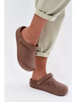 Dámske šľapky BIG STAR TT274A085 BROWN/BEIGE Big Star Shoes