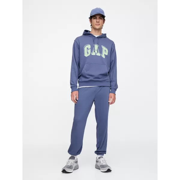  Pánska mikina GAP HERITAGE LOGO PULLOVER HOODIE 868460-06 QUIET BLUE 